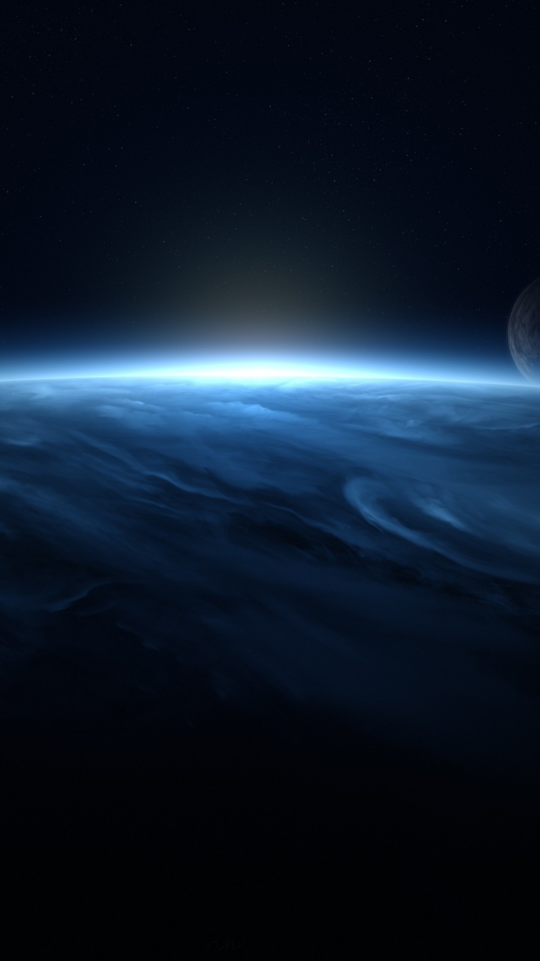 Обои земля, атмосфера, космическое пространство, астрономический объект, космос в разрешении 1080x1920