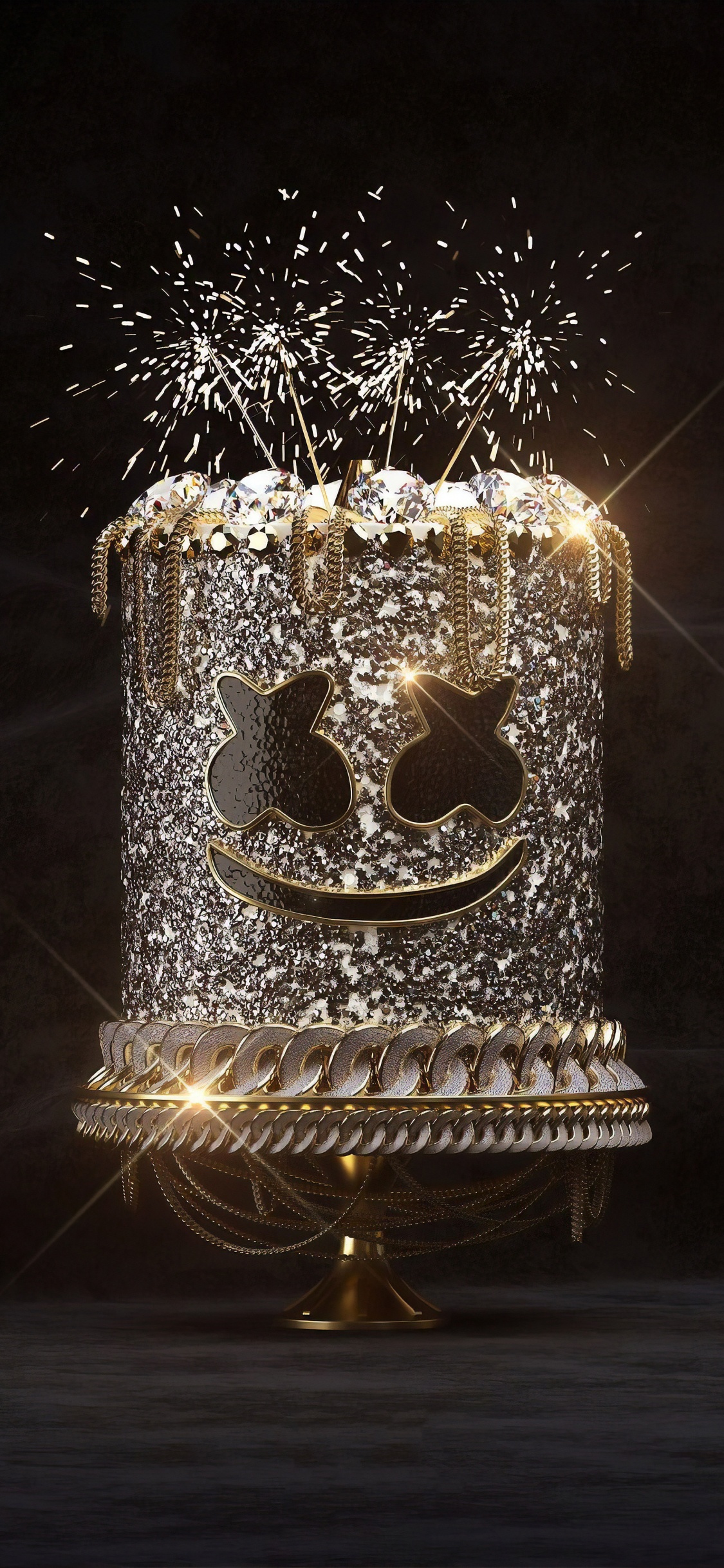 Обои Свет Это, спотифай, освещение, стекло, свеча в разрешении 1125x2436