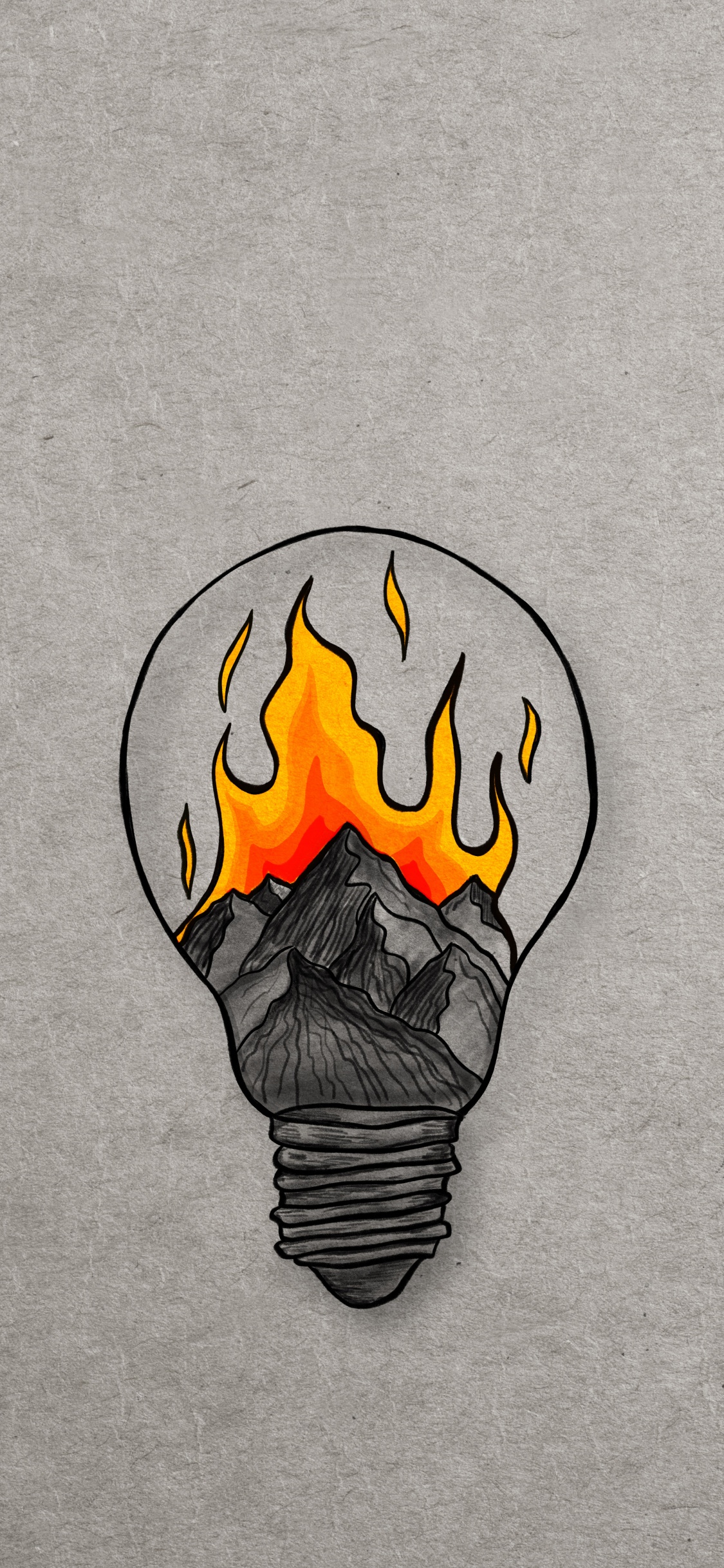 Обои арт, рисование, иллюстрация, дизайн, аниме арт в разрешении 1125x2436