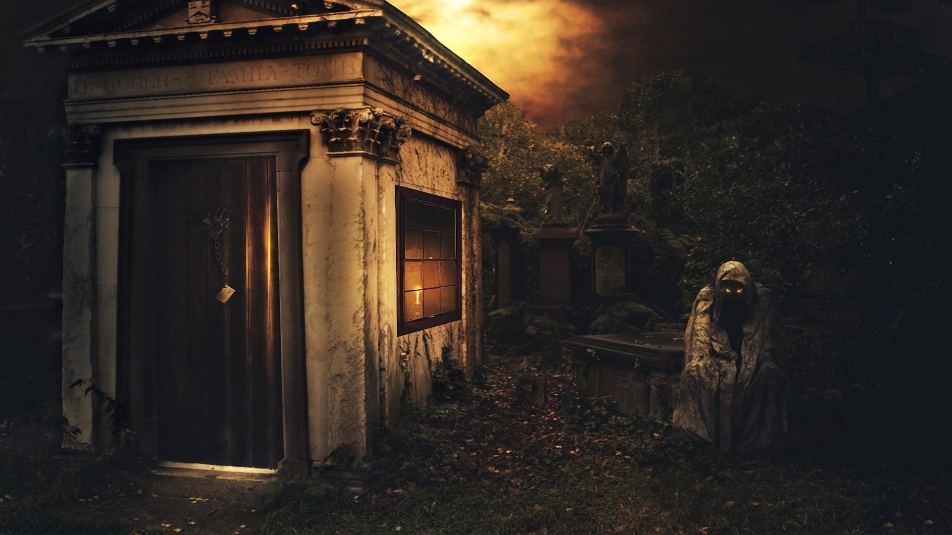 Обои свет, темнота, освещение, атмосфера, ночь в разрешении 1920x1080