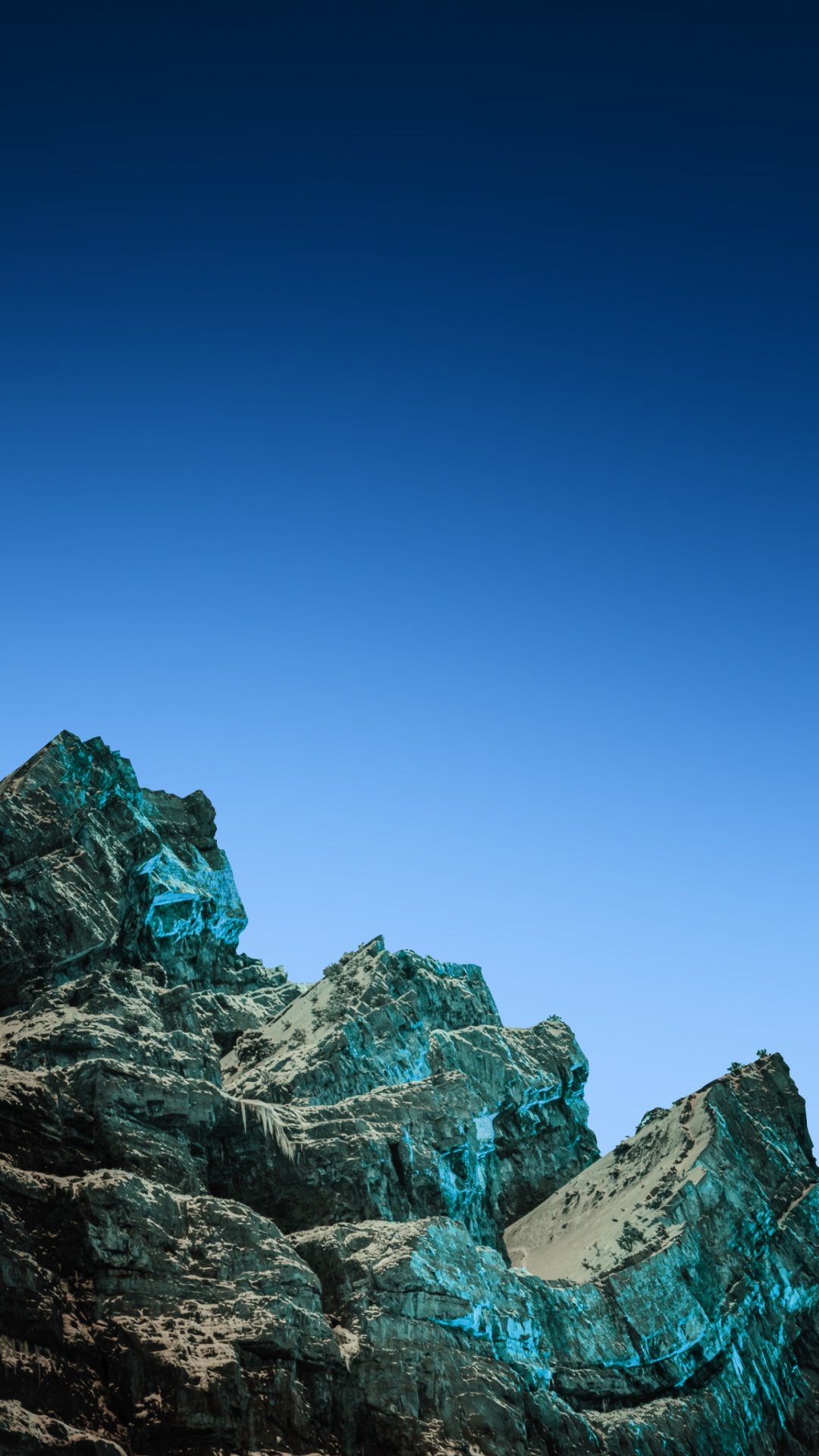 Обои саммит, гора, синий, природный ландшафт, коренная порода в разрешении 1080x1920