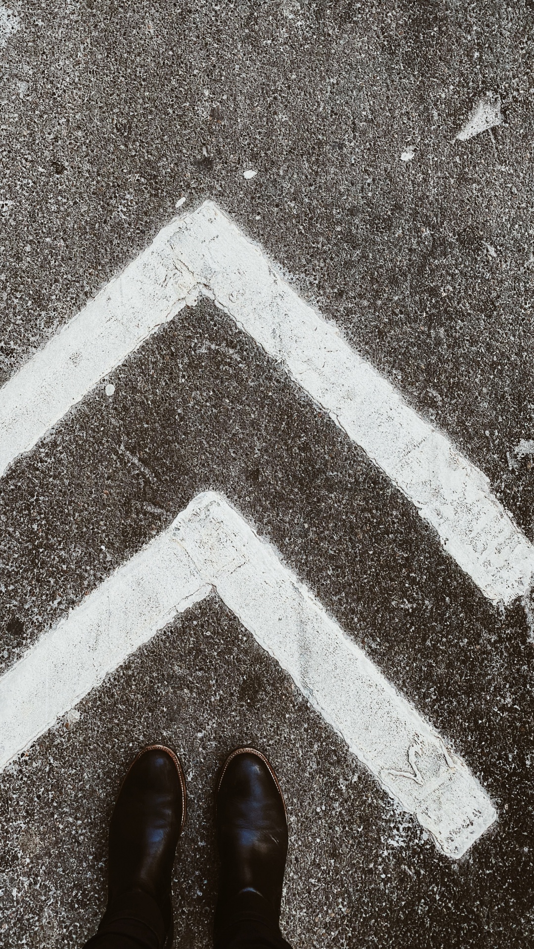 Обои снимок, дорога, масляная краска, Черный Белый - М, масляная живопись в разрешении 1080x1920