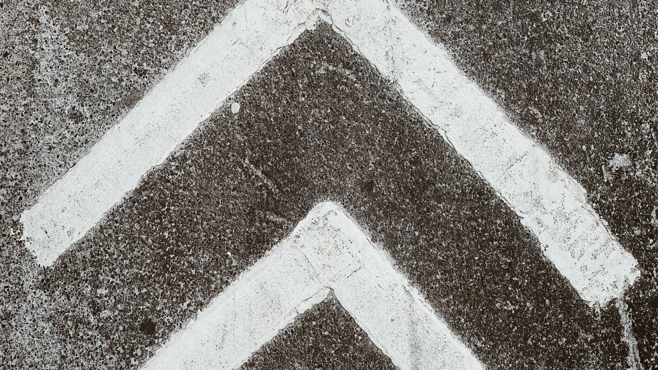 Обои снимок, дорога, масляная краска, Черный Белый - М, масляная живопись в разрешении 1280x720