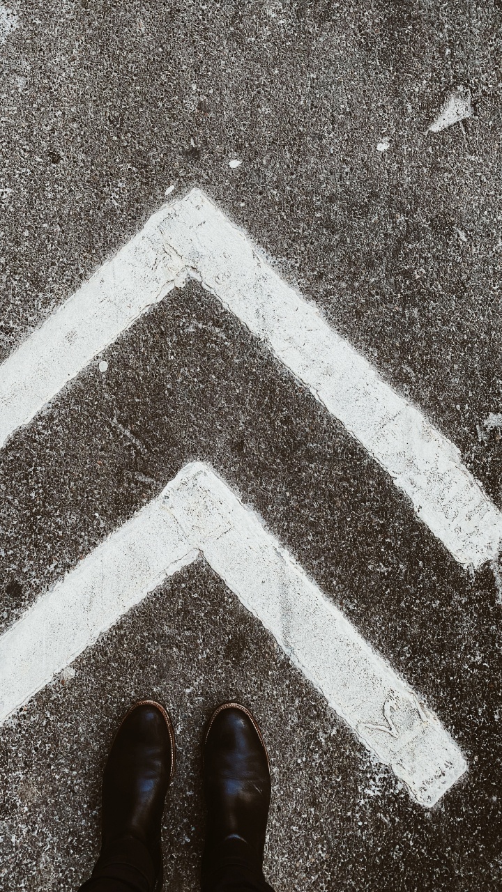 Обои снимок, дорога, масляная краска, Черный Белый - М, масляная живопись в разрешении 720x1280