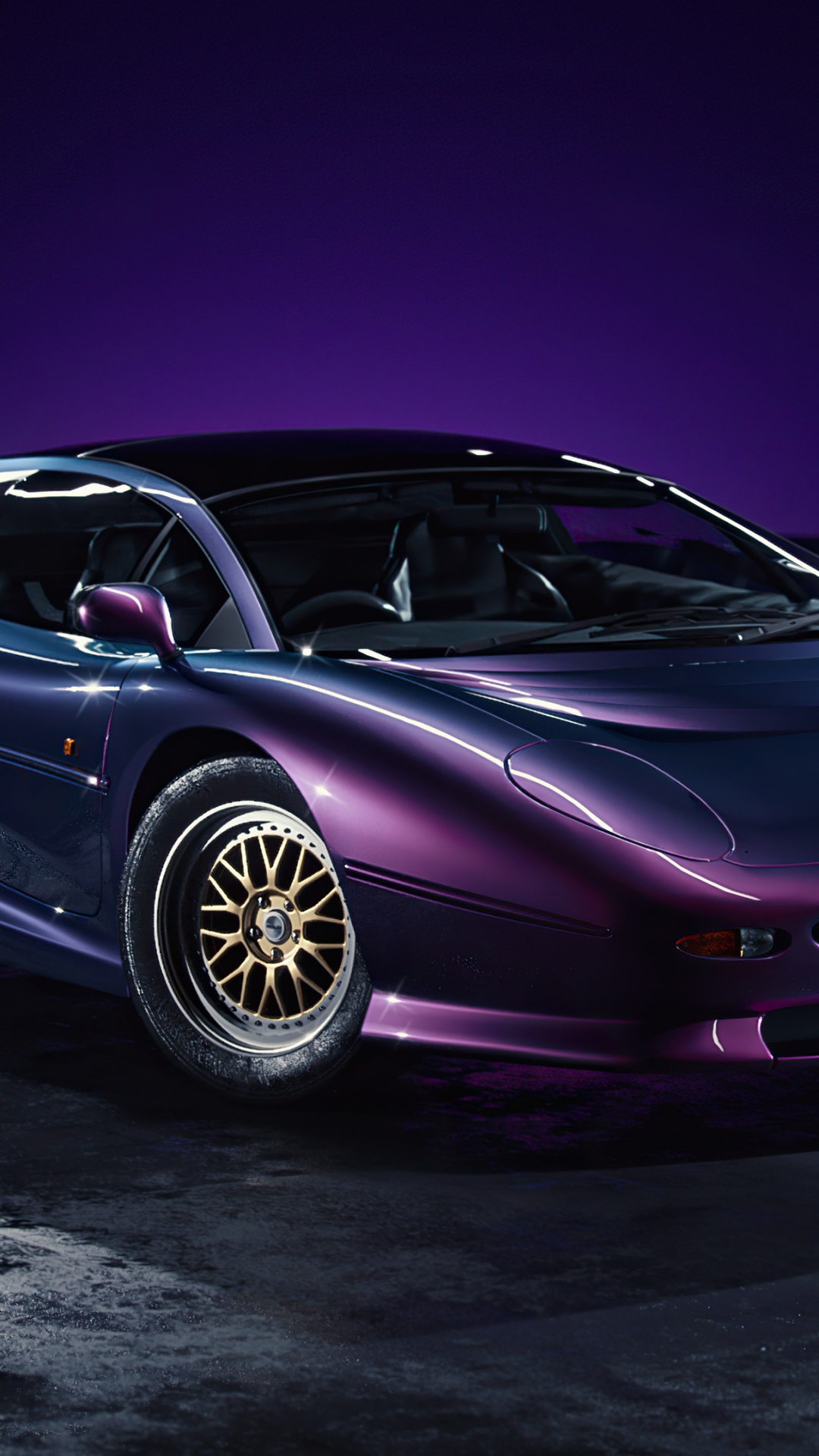 Обои Ягуар xj220, автомобили jaguar, легковые автомобили, спорткар, марка ягуара 2 в разрешении 1080x1920