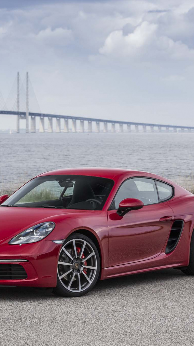 Обои Порше, 2016 Порше Кайман, авто, спорткар, Porsche 718 Boxster в разрешении 750x1334