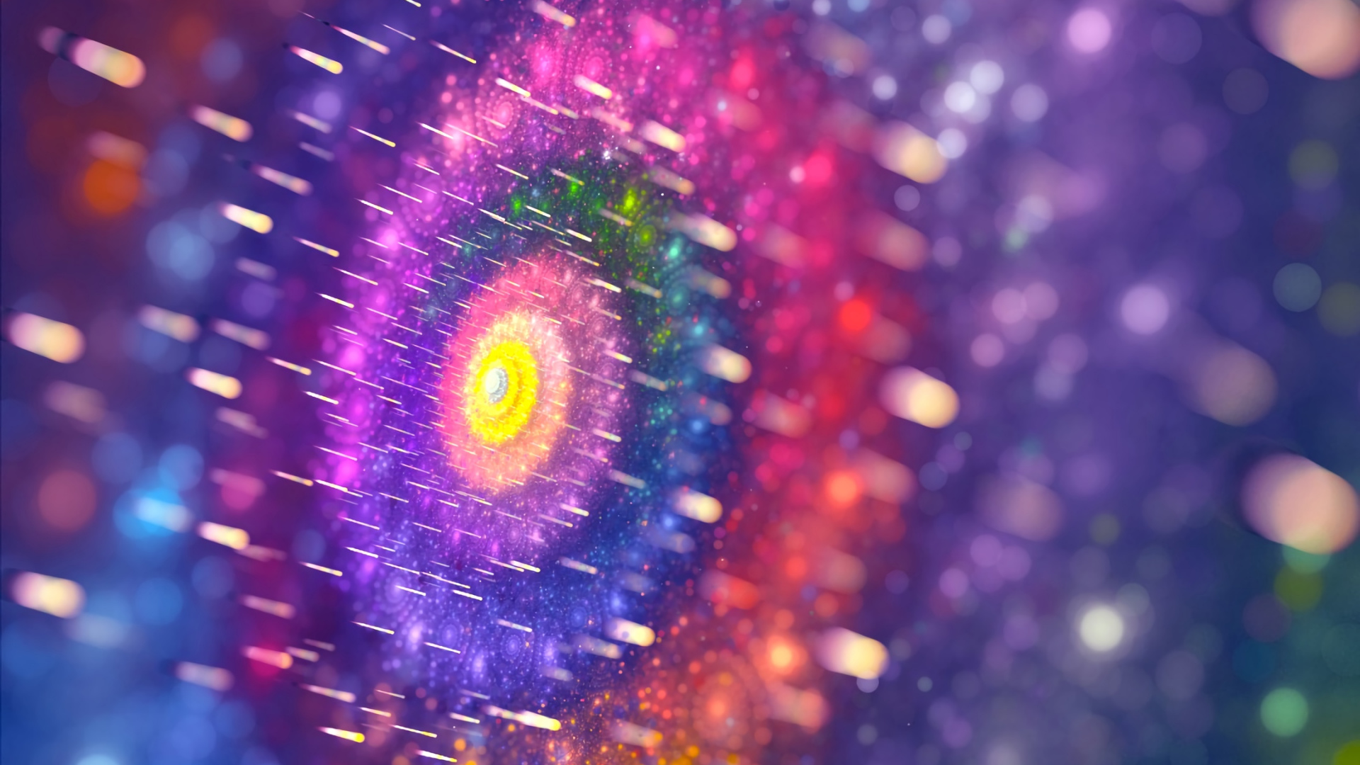 Обои фрактал, пурпур, круг, фрактальное искусство, узор в разрешении 1920x1080