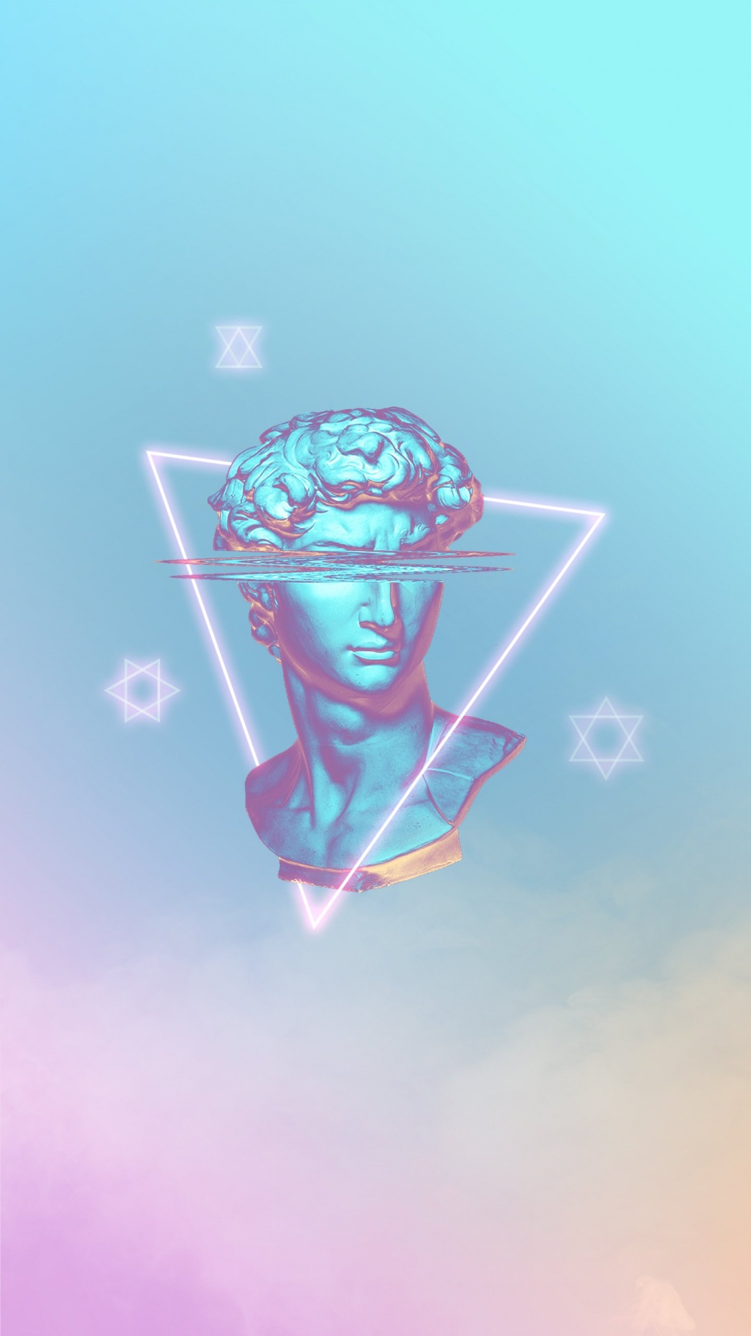 Обои вода, глаз, арт, электрик, визуальное искусство в разрешении 1080x1920