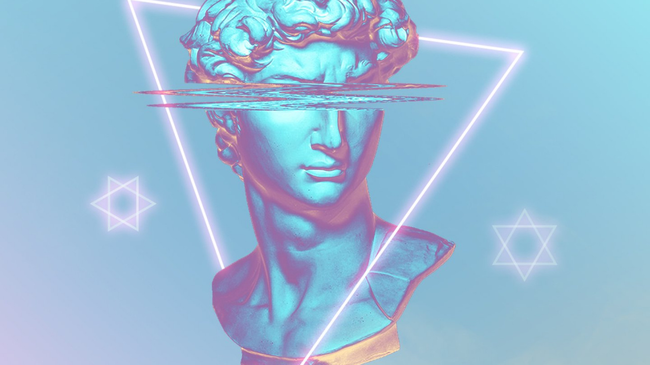 Обои вода, глаз, арт, электрик, визуальное искусство в разрешении 1280x720