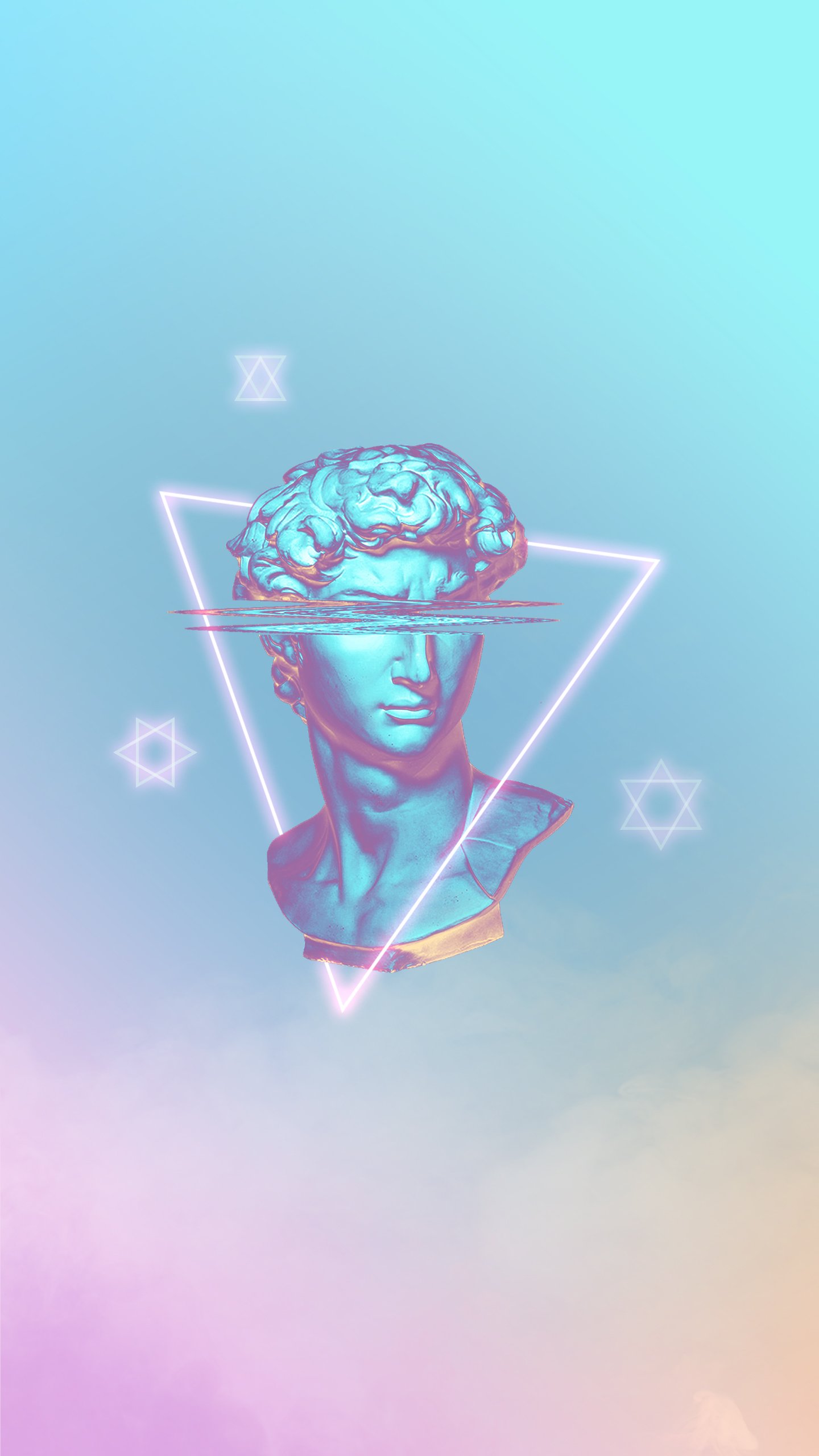 Обои вода, глаз, арт, электрик, визуальное искусство в разрешении 1440x2560