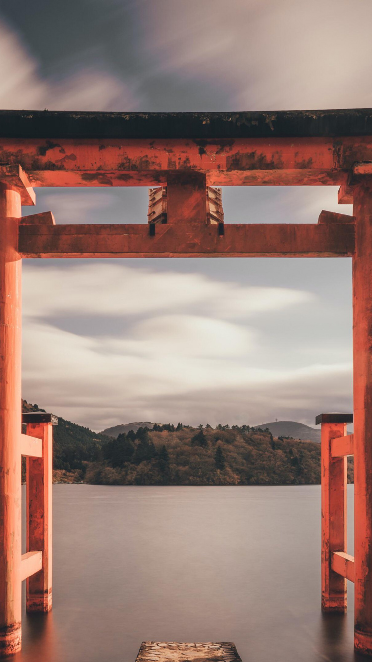 Обои Озеро Асино, гора Фудзи, Mt Fuji Shizuoka Airport, Озеро Тануки, озеро окутама в разрешении 750x1334