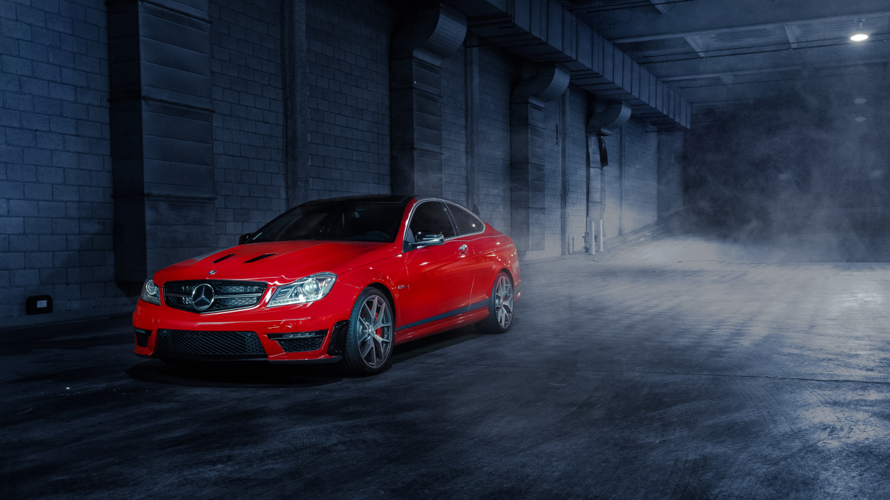 Обои авто, обод, колесо, Мерседес АМГ, mercedes benz c class в разрешении 1280x720