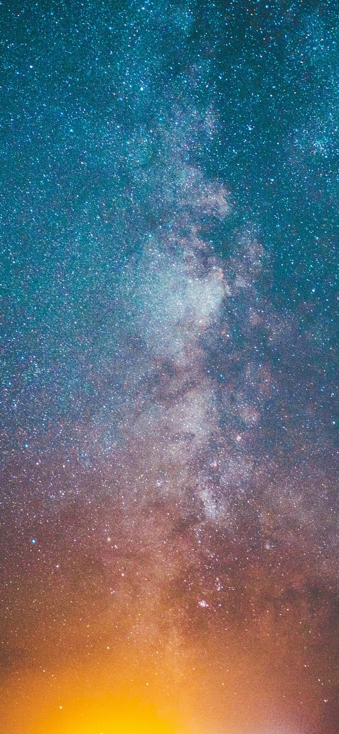 Обои Млечный Путь, звезда, Галактика, атмосфера, астрономический объект в разрешении 1125x2436