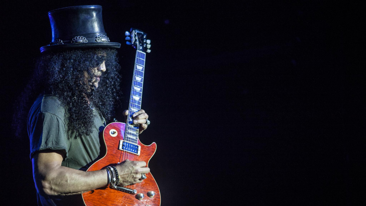 Обои слайдгитара, электрогитара, басгитара, Guns N Roses, гитара в разрешении 1280x720