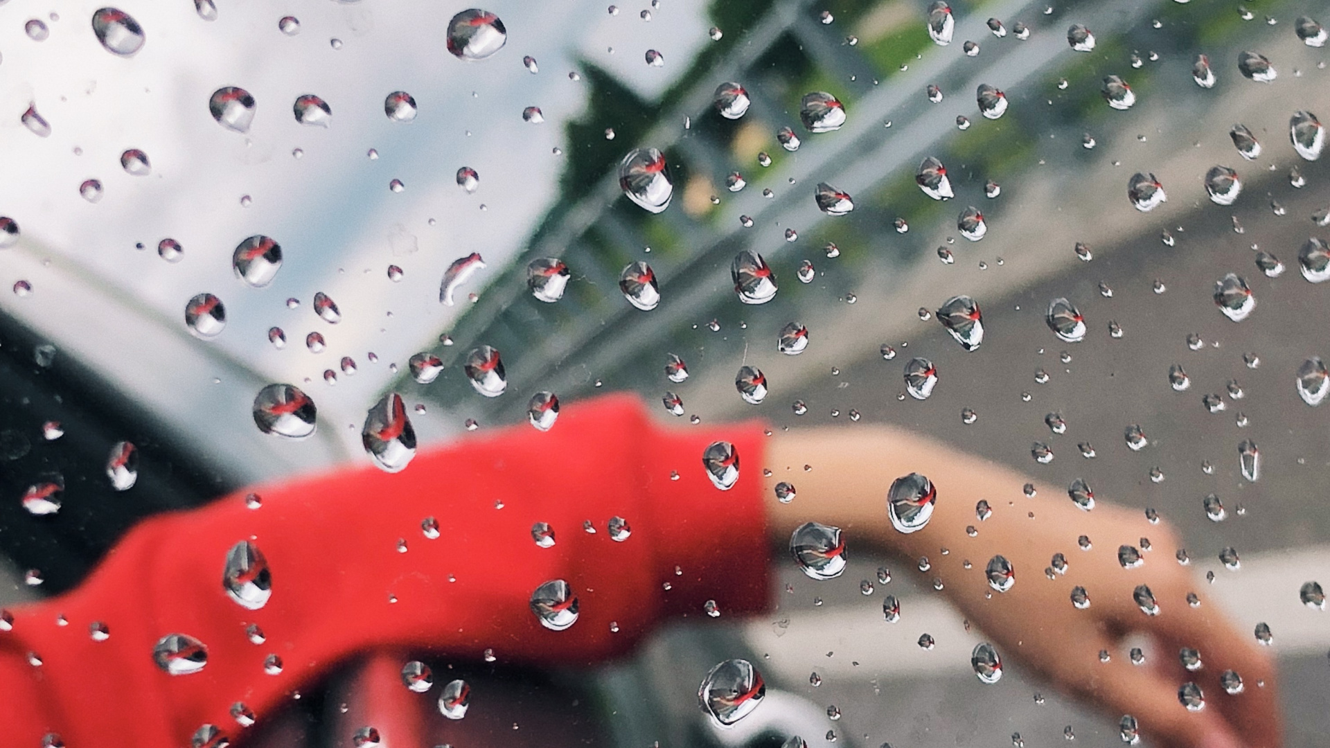 Обои дождь, жидкий, жидкость, падение, влага в разрешении 1920x1080