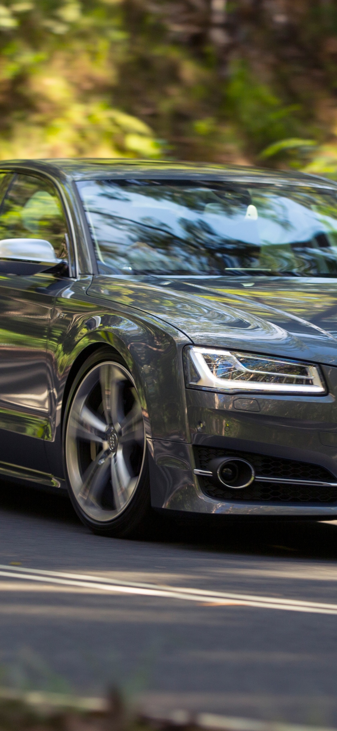 Обои Ауди А8 2014, audi, авто, представительский автомобиль, седан в разрешении 1125x2436