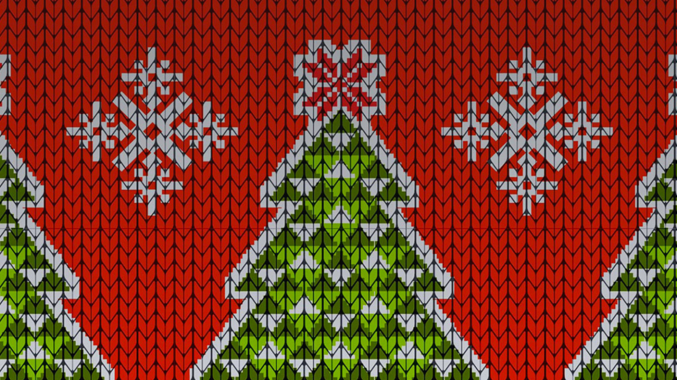 Обои Новый год, Рождество, Рождественский день, Рождественский джемпер, зеленый в разрешении 1366x768