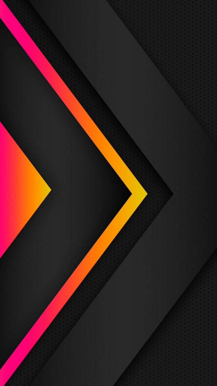 Обои Апельсин, лого, прямоугольник, полутона и оттенки, треугольник в разрешении 750x1334