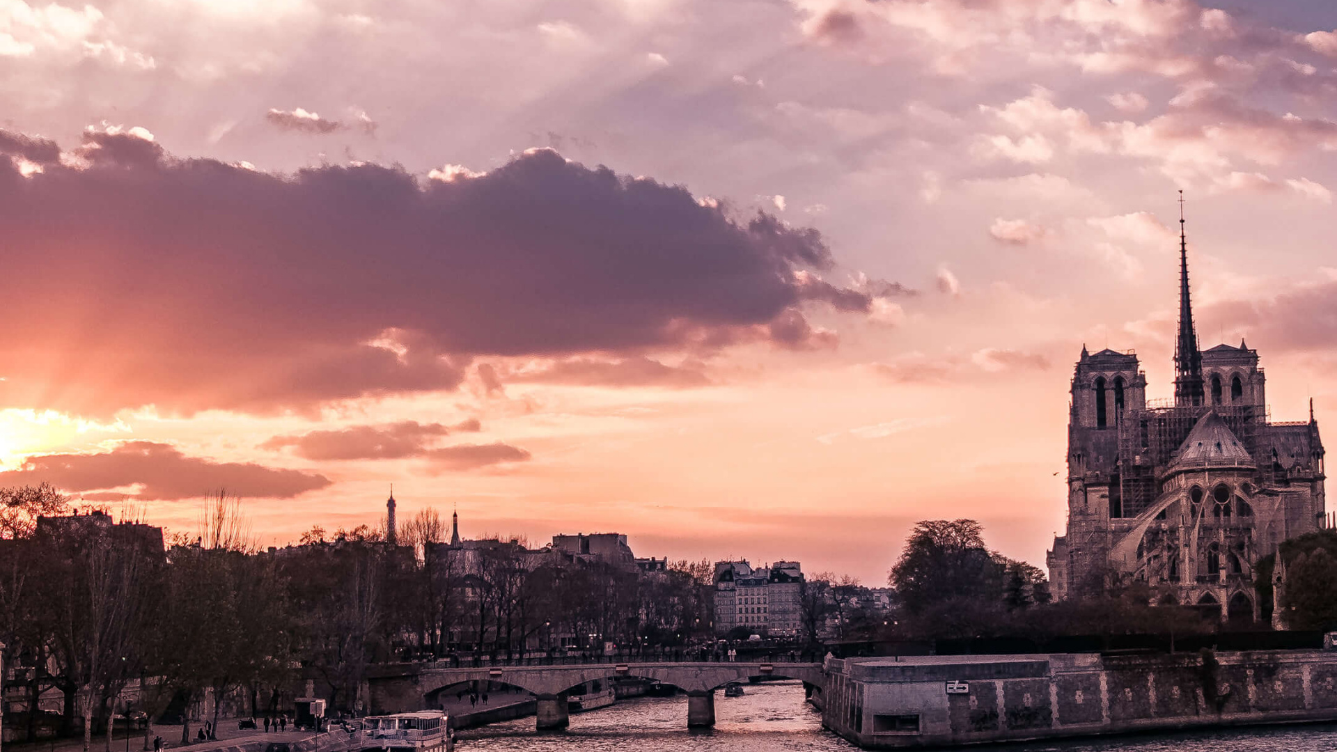 Обои вода, корабль, перевозка воды, паром, облако в разрешении 1920x1080