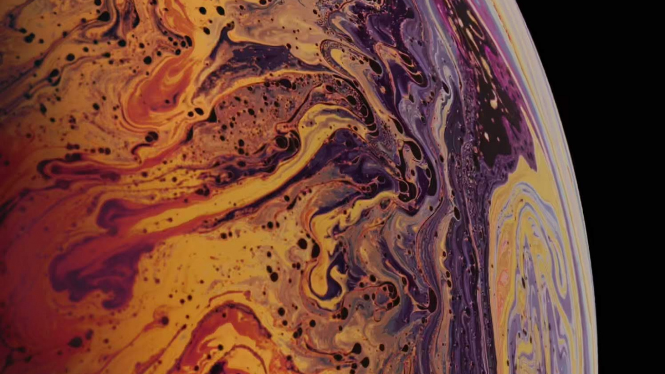 Обои apple, iPhone, iPhone XS, iPhone XS Max, яблоко в разрешении 1366x768