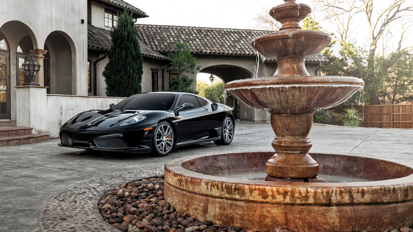 Обои спорткар, Феррари 458, суперкар, колесо, Феррари f12 в разрешении 1366x768