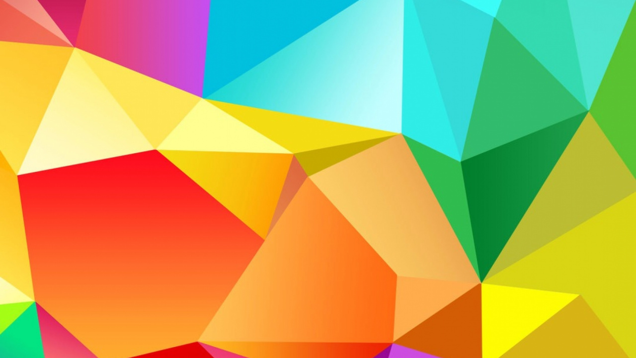 Обои красочность, узор, графический дизайн, треугольник, дизайн в разрешении 1280x720