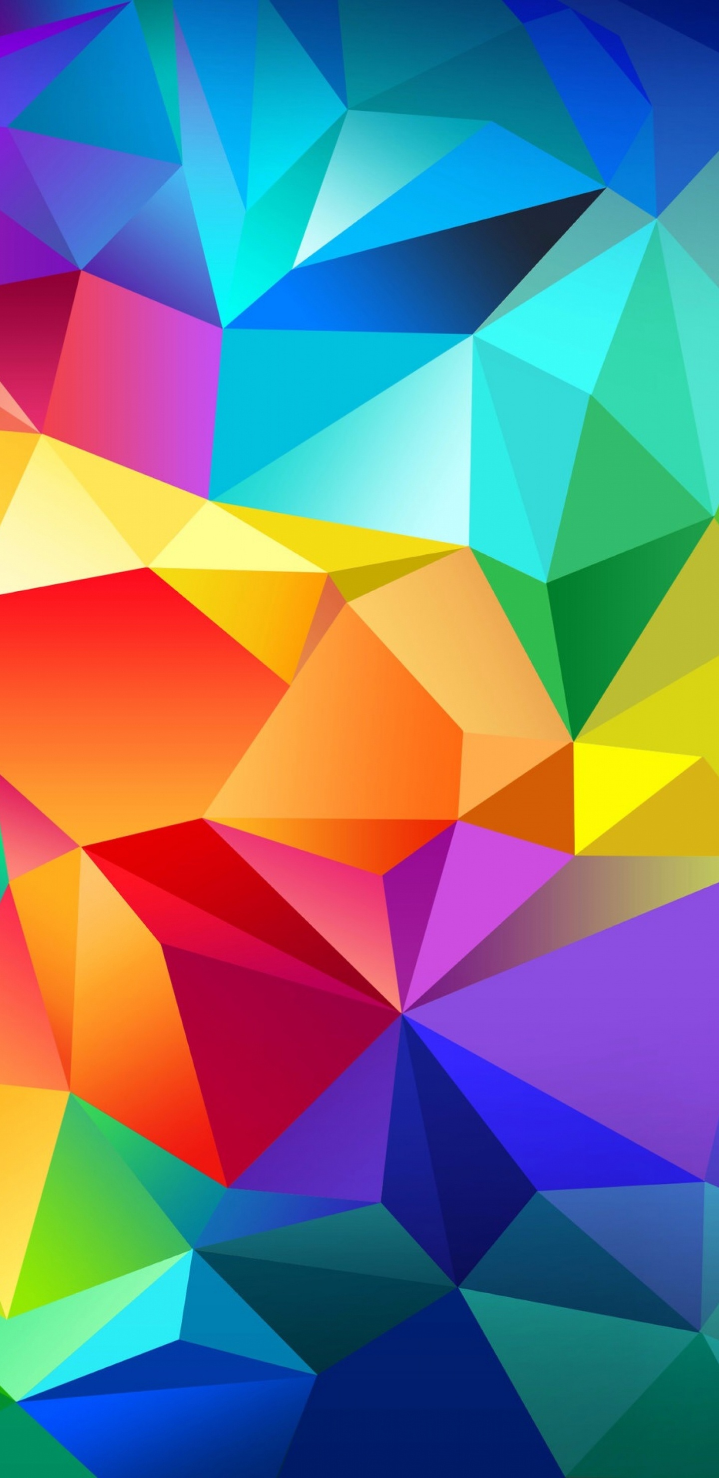 Обои красочность, узор, графический дизайн, треугольник, дизайн в разрешении 1440x2960