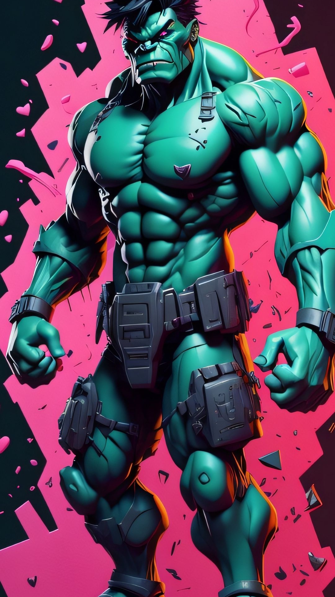 Обои Халк, супергерой, Капитан Америка, зеленый, игрушка в разрешении 1080x1920