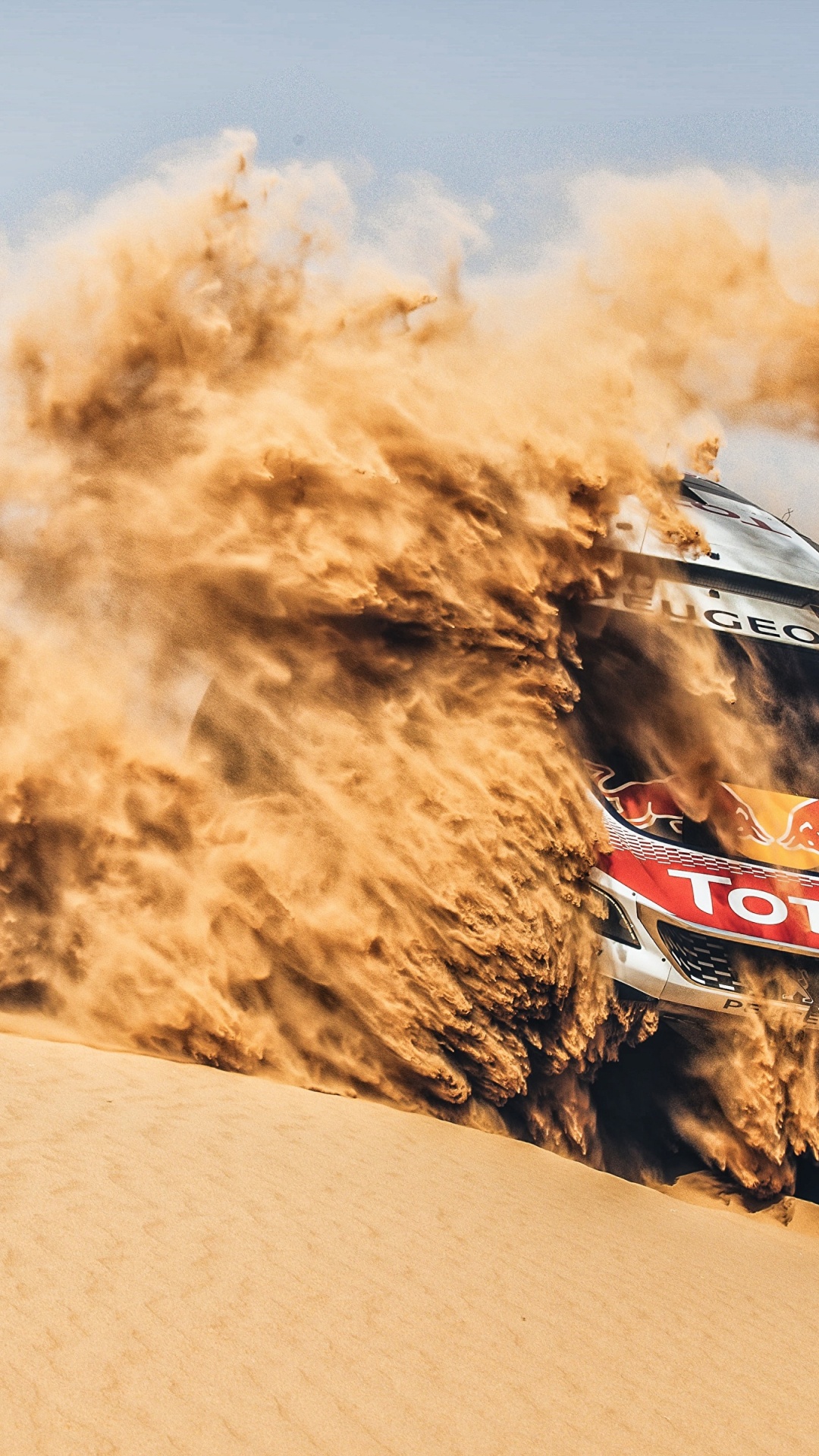Обои дым, Париж-Дакар 2018, сплочение, авто, Ралли Дакар 2018 в разрешении 1080x1920