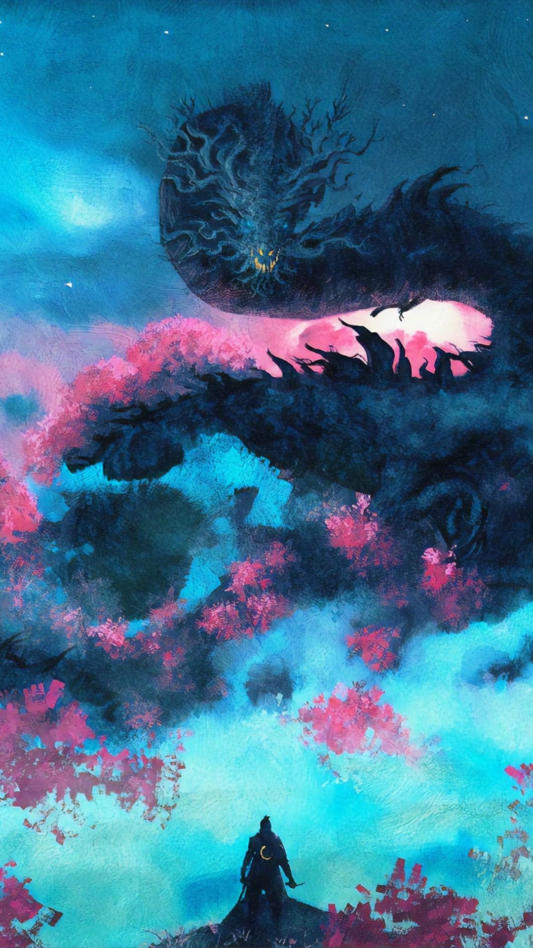 Обои топор тени умирают дважды арт, Sekiro: Shadows Die Twice, арт, цифровое искусство, концепт арт в разрешении 1080x1920