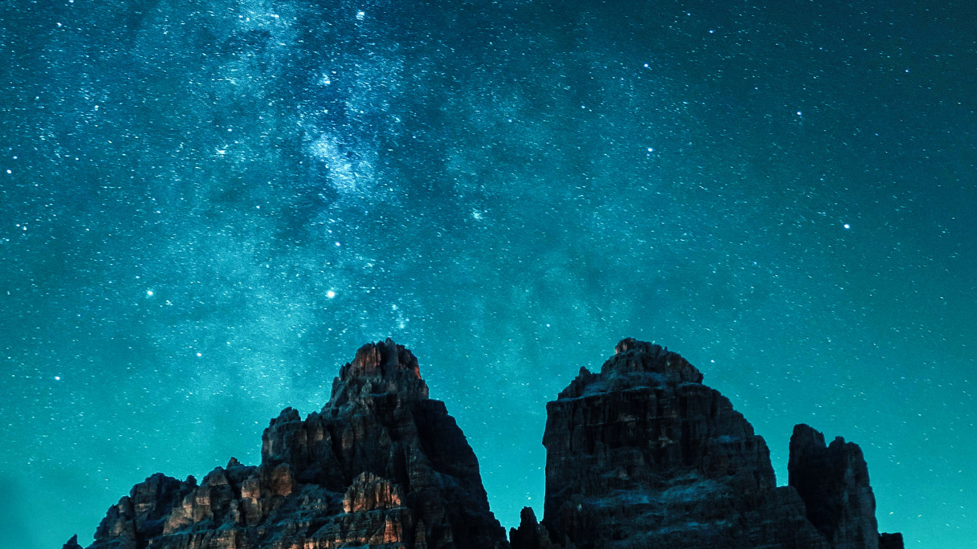 Обои атмосфера, гора, луна, мир, природный ландшафт в разрешении 1920x1080