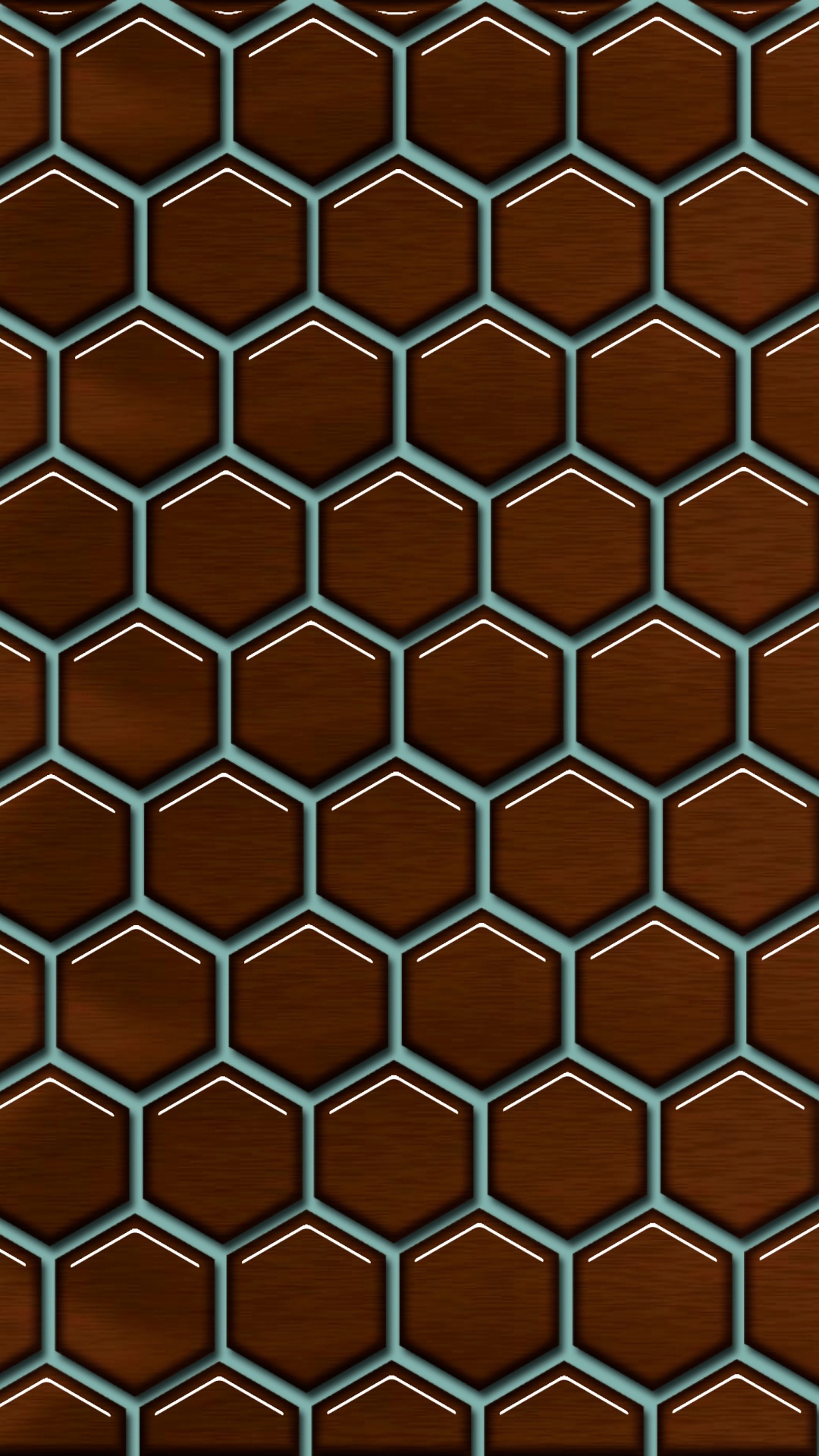 Обои соты, узор, коричневый цвет, Апельсин, дизайн в разрешении 1080x1920