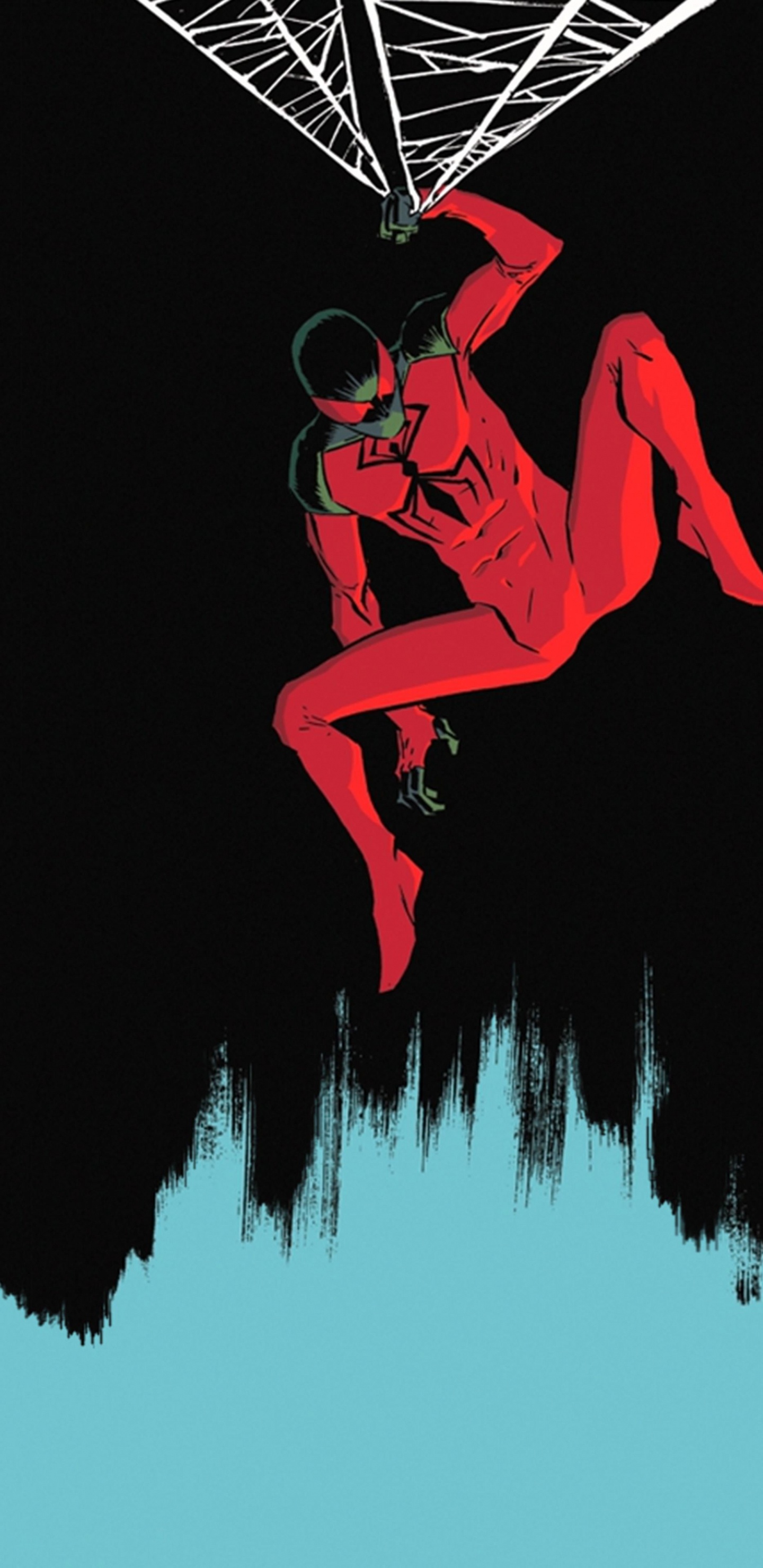 Обои Алый Паук, человек-паук, паук, тетя Мэй, паук-призрак в разрешении 1440x2960