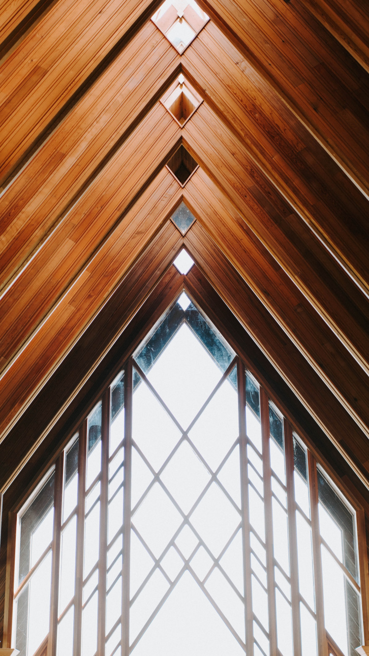 Обои Пауэлл садов, окно, архитектура, здание, древесина в разрешении 750x1334