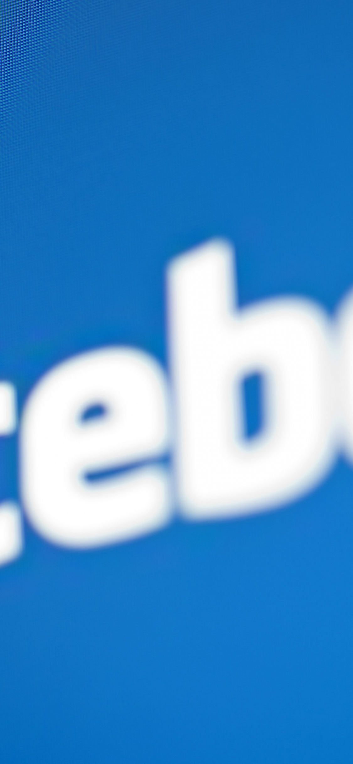 Обои фейсбук, лого, синий, текст, марка в разрешении 1125x2436