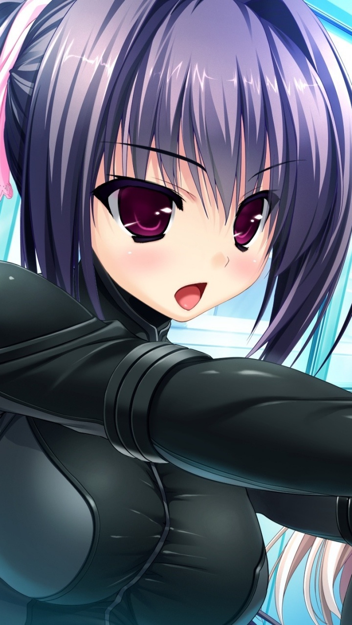 Обои воспоминание призмы, аниме, визуальный роман, ютуб, девушка в разрешении 720x1280