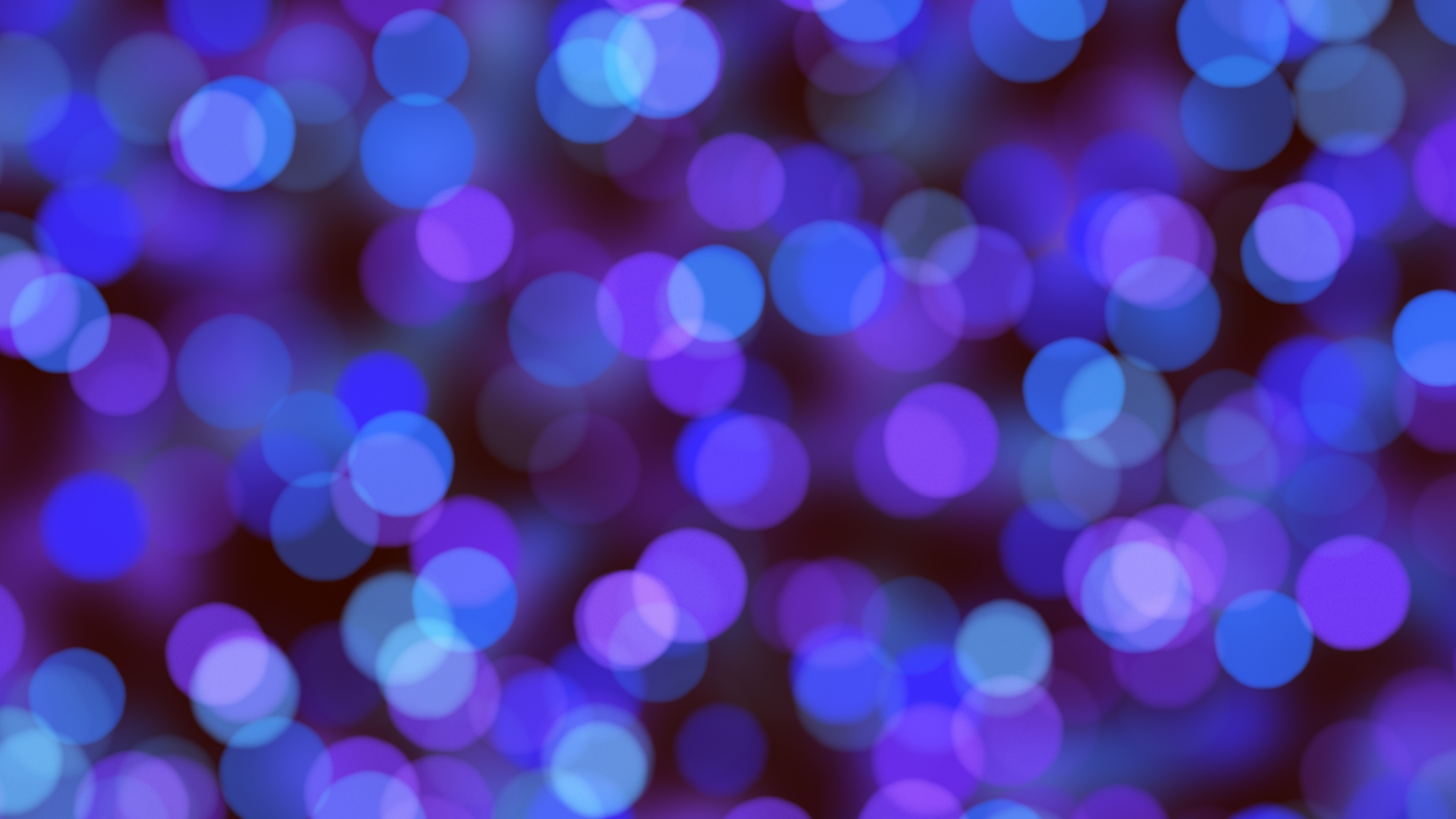 Обои боке, арт, синий, Фиолетовый, пурпур в разрешении 3840x2160