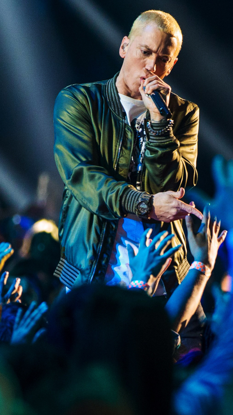 Обои eminem, Представление, развлечение, музыкальный исполнитель, театральное искусство в разрешении 750x1334