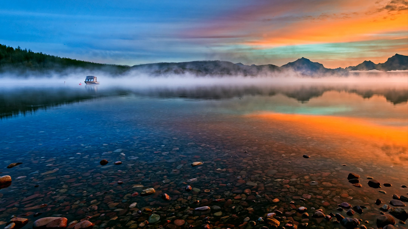 Обои ZTE, ZTE Axon M, вода, водоем, природа в разрешении 1366x768