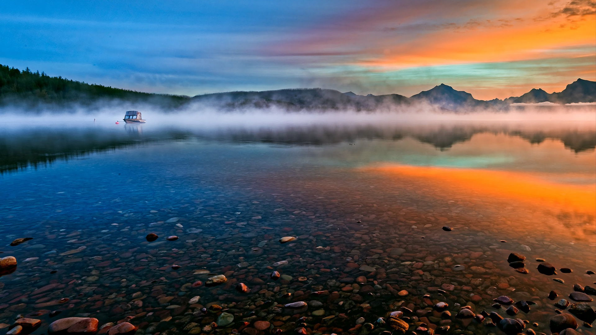 Обои ZTE, ZTE Axon M, вода, водоем, природа в разрешении 1920x1080