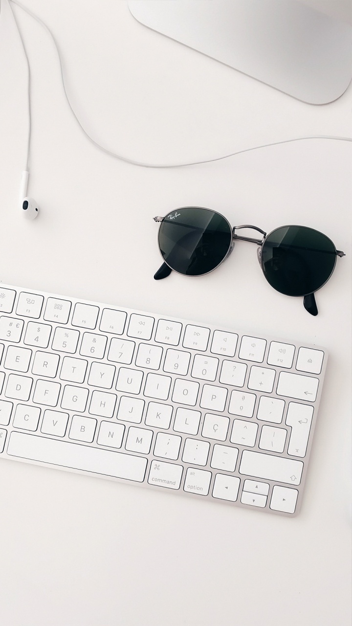 Обои мышь и клавиатура минимальные, волшебная клавиатура, беспроводная мышь, беспроводная клавиатура, клавиатура мыши в разрешении 720x1280