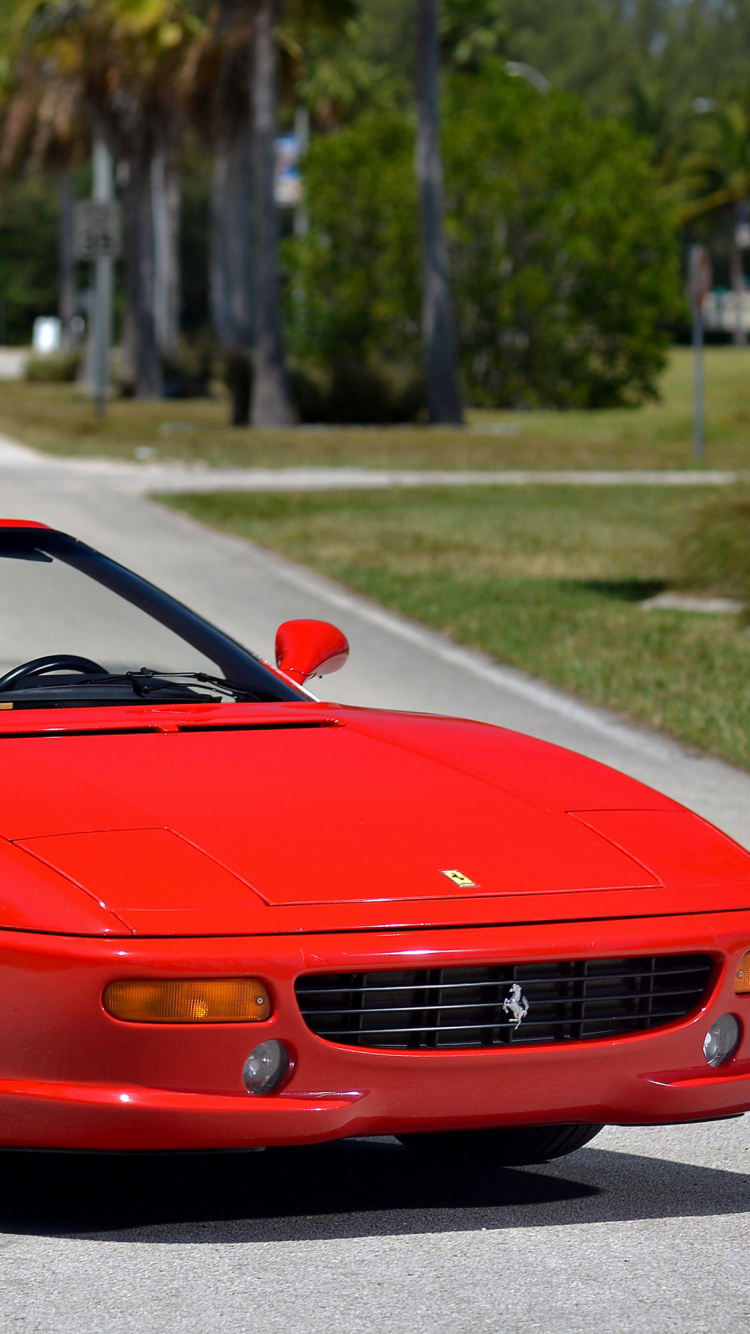 Обои спорткар, суперкар, моторный транспорт, гоночный автомобиль, Феррари 612 скальетти в разрешении 750x1334