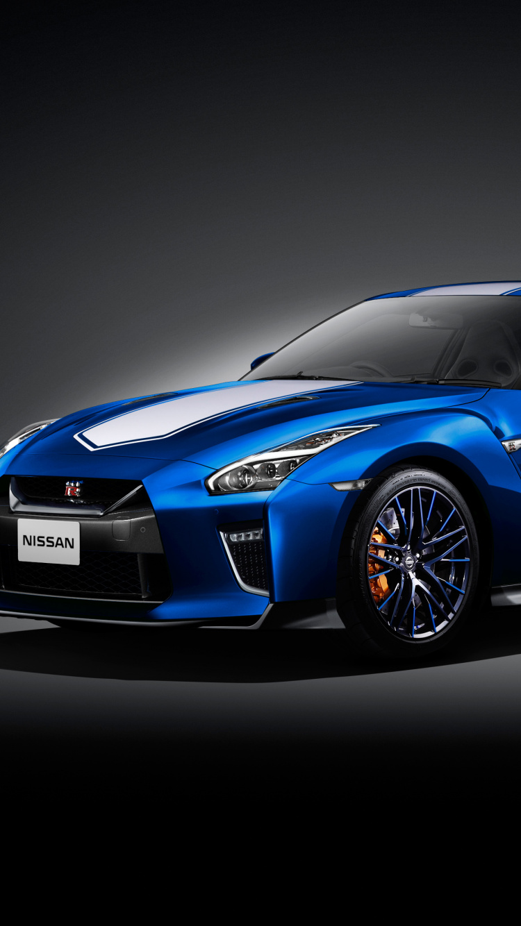 Обои 2019 Ниссан ГТ-Р, Ниссан, авто, спорткар, Ниссан ГТ-Р 50-летия в разрешении 750x1334