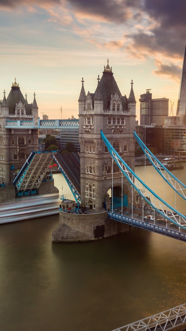 Обои тауэрский мост, мост, городской пейзаж, город, ориентир в разрешении 720x1280