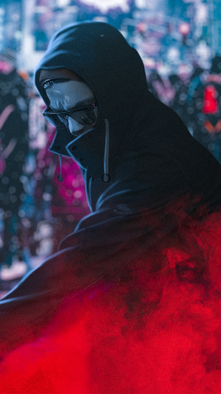 Обои визуальное искусство, арт, артист, граффити, цифровое искусство в разрешении 720x1280