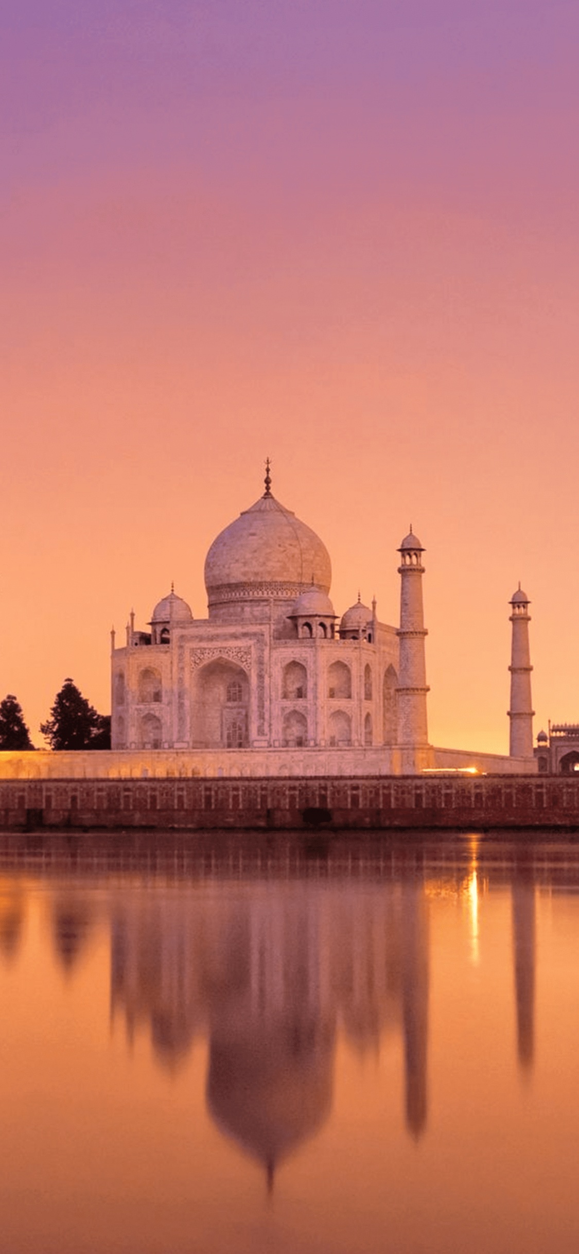 Обои Тадж-Махал, Агра Форт, Мехтаб Багх, Humayuns Могилы, красный форт в разрешении 1125x2436