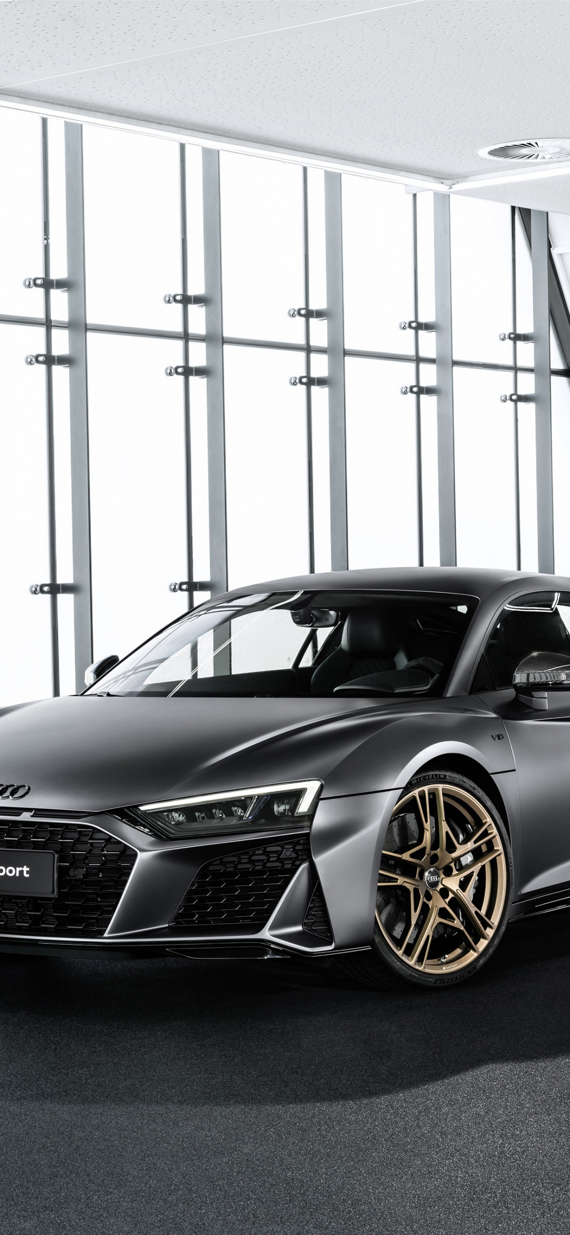 Обои 2020 Ауди Р8, audi, авто, Ауди Р8 Десятилетие, двигатель V10 в разрешении 1125x2436