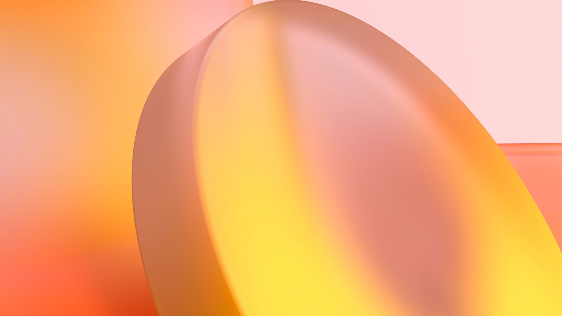 Обои Google, Google Chrome, Chrome OS, Chrome OS 2020, Апельсин в разрешении 1920x1080