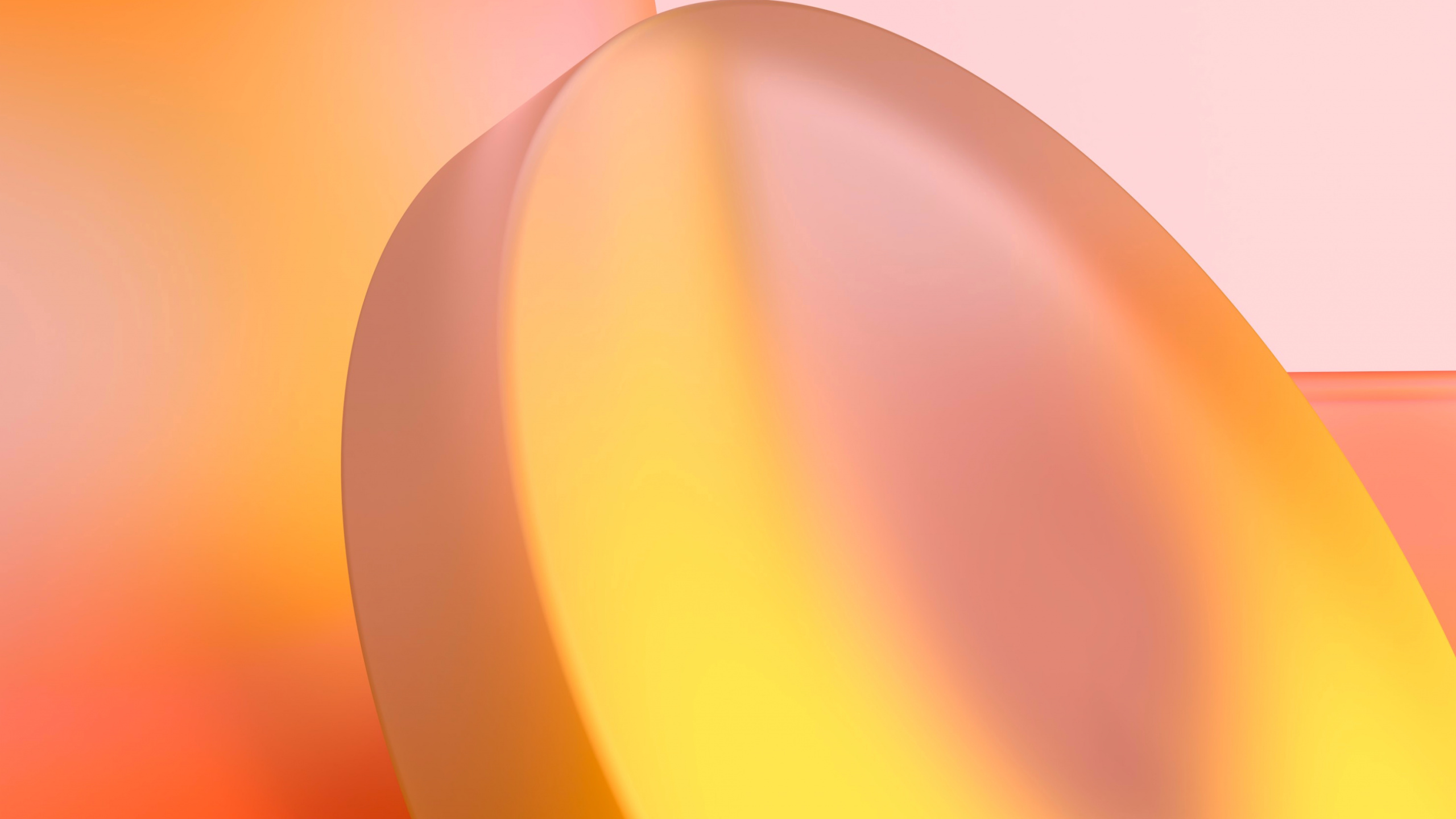 Обои Google, Google Chrome, Chrome OS, Chrome OS 2020, Апельсин в разрешении 2560x1440