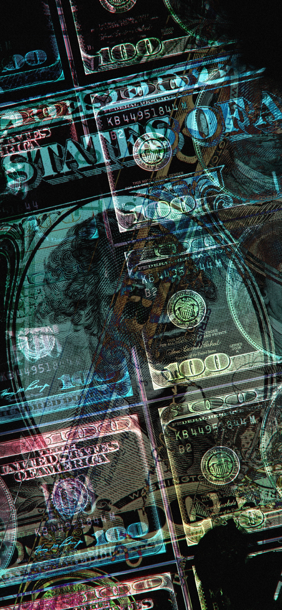 Обои метрополия, арт, узор, город, фасад в разрешении 1125x2436